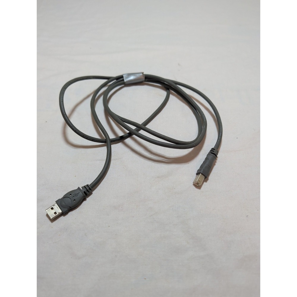 Belkin 5ft USB 2.0 Type A Male to Type B Male Printer Cable Gray 14G000505700